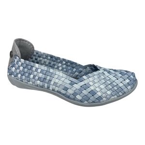 Bernie Mev Catwalk Cloud Shimmer Flats Stretch Comfort Lightweight Slip-On,  NWB